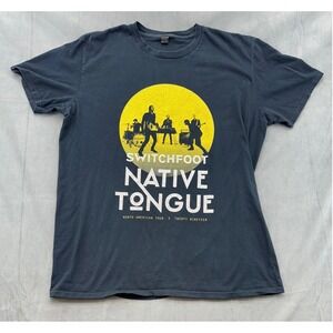 Switchfoot Native Tongue North American Tour 2019 Graphic TShirt Mens XL Black